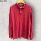 Ralph Lauren Polo Red Long Sleeve Polo Shirt