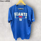NEW YORK GIANTS NIKE BLUE SHORT SLEEVE SHIRT