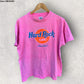 HARD ROCK CAFE ORLANDO ANVIL VINTAGE PINK T-SHIRT “SAVE THE PLANET”