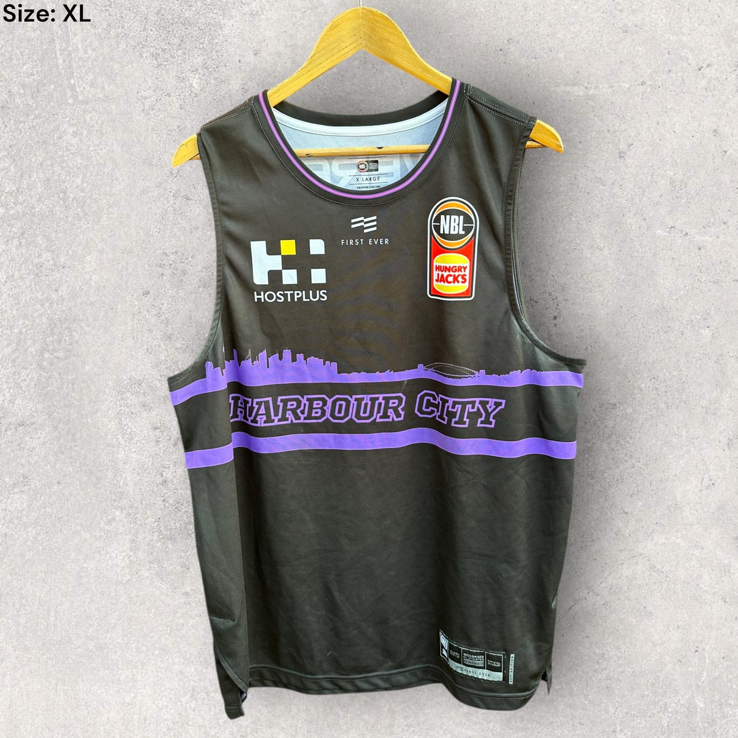 SYDNEY KINGS HARBOUR CITY NBL JERSEY