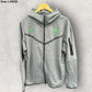LIVERPOOL FC NIKE GREY TECH FLEECE 2024 HOODED JUMPER