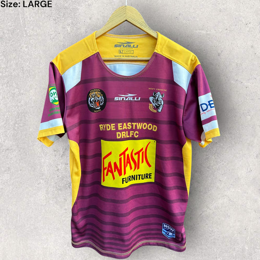 HOLY CROSS RHINOS NSW RUGBY LEAGUE PLAYER JERSEY #18