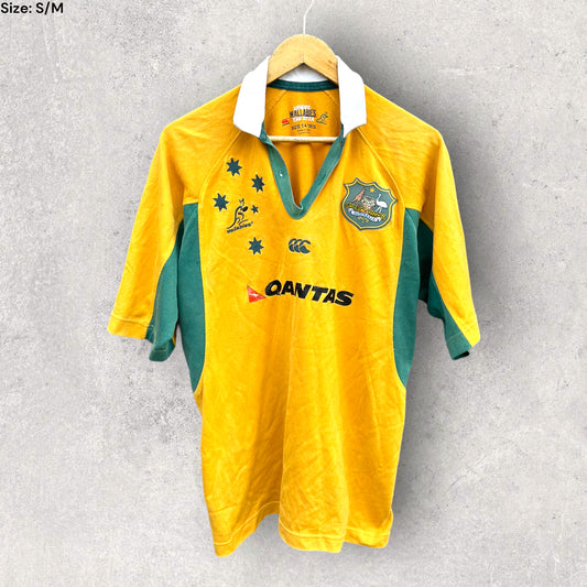 AUSTRALIAN WALLABIES CANTERBURY VINTAGE JERSEY