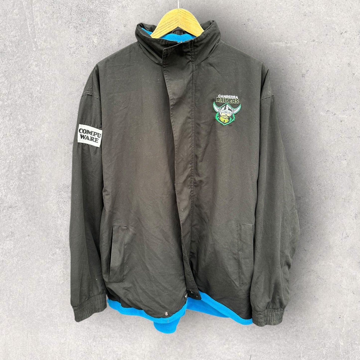 Canberra Raiders ISC Reverse Vintage Hooded NRL Jacket