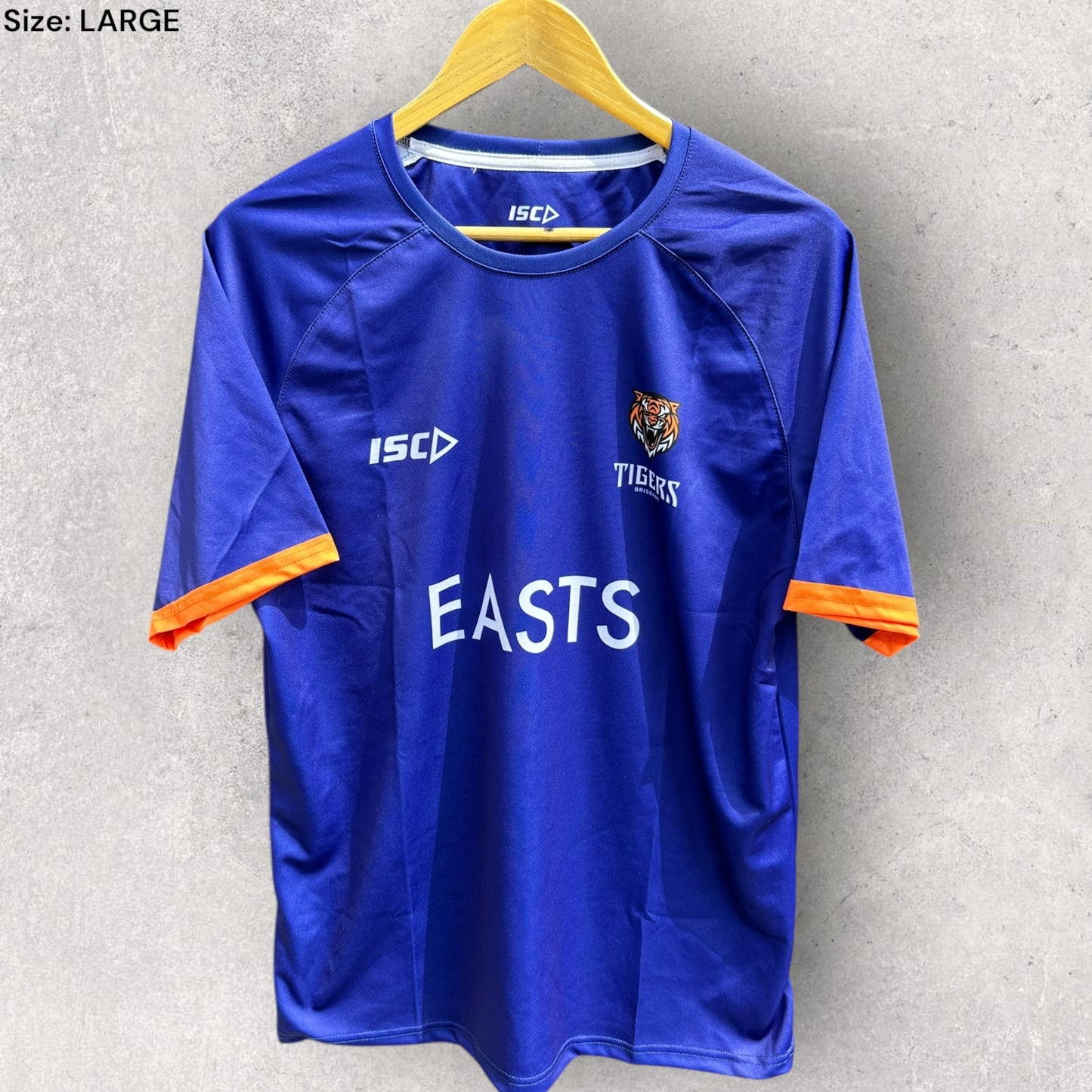 BRISBANE TIGERS ISC HOSTPLUS CUP RUGBY LEAGUE PURPLE TRAINING SHIRT