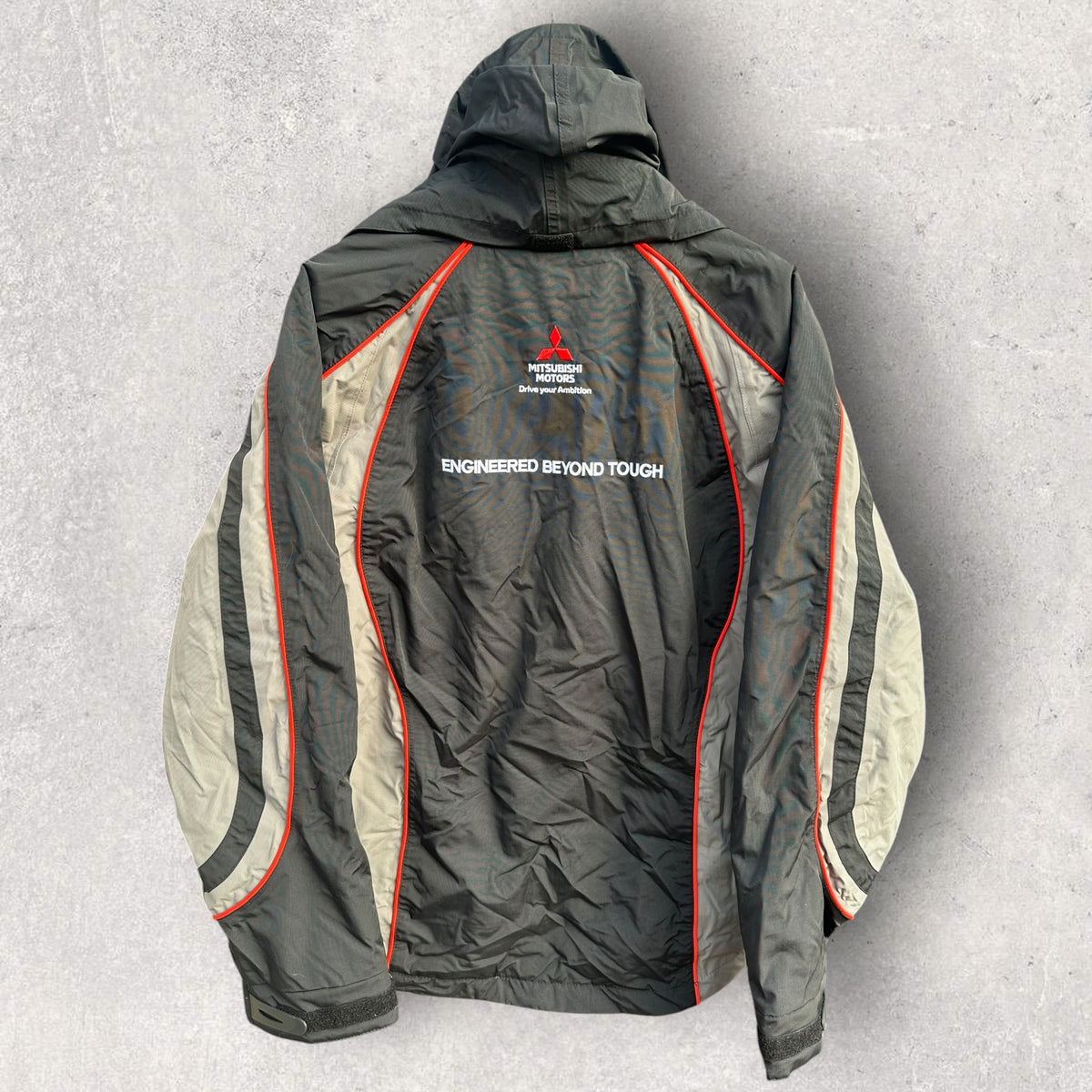 Mitsubishi Triton Hooded Black Jacket