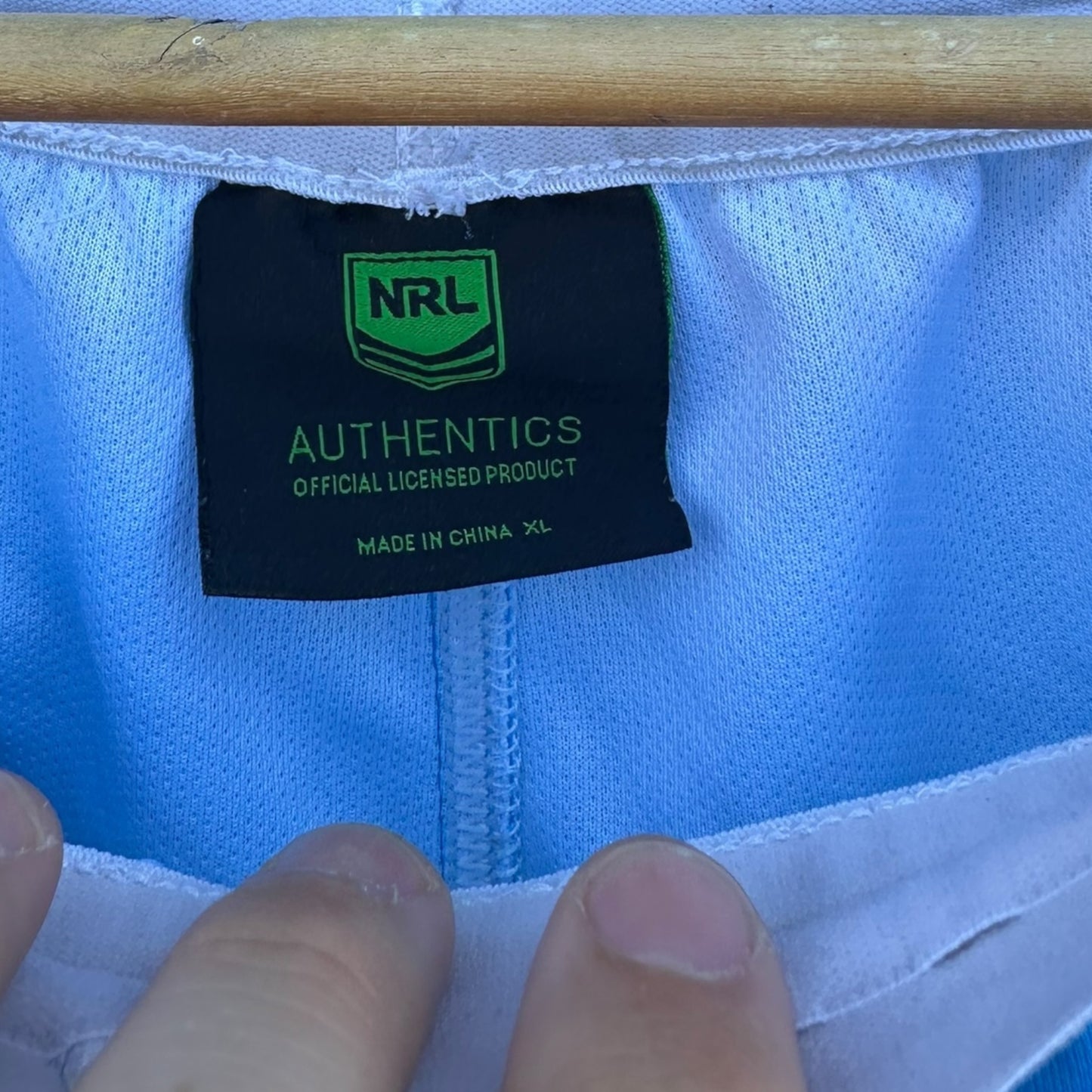 GOLD COAST TITANS PLAYER WORN SHORTS ISSUED TO SAM MCINTYRE