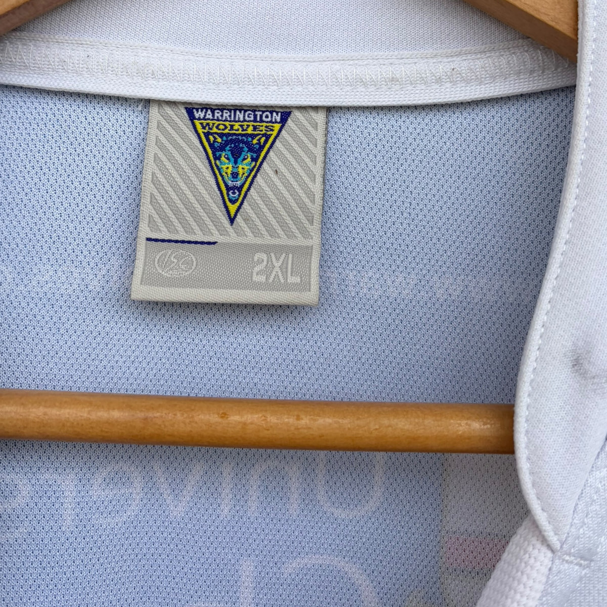 Warrington Wolves Adrian Morley Superleague Rugby League Jersey