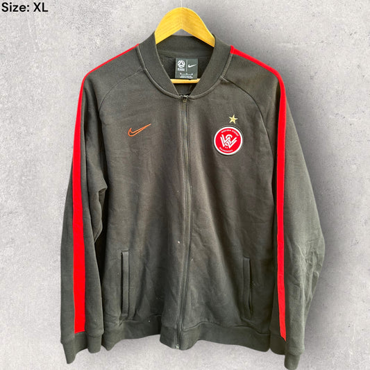 WESTERN SYDNEY WANDERERS WSW NIKE BLACK TRACK JACKET