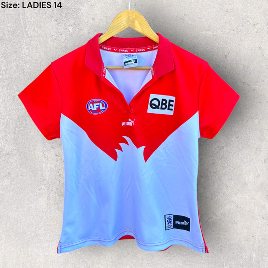SYDNEY SWANS LADIES VINTAGE PUMA GUERNSEY