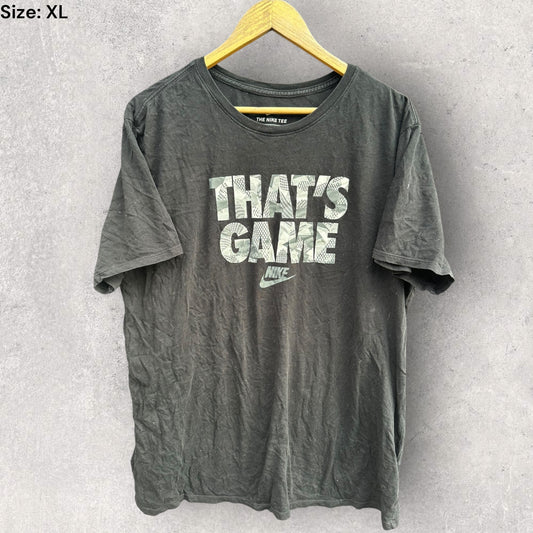 NIKE ‘THAT’S GAME’ BLACK SHORT SLEEVE SHIRT