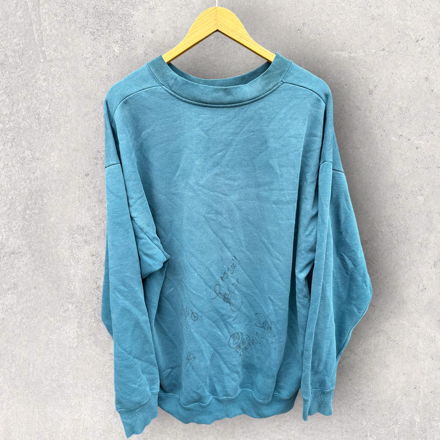 REEBOK VINTAGE PULLOVER BLUE JUMPER
