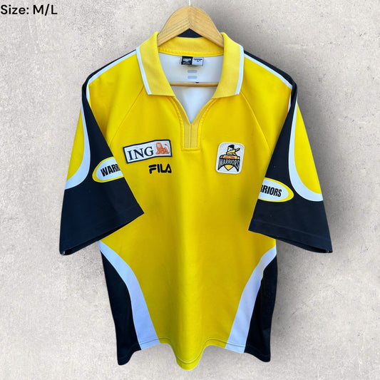 WESTERN AUSTRALIAN WARRIORS FILA ING CUP VINTAGE ONE DAY DOMESTIC JERSEY