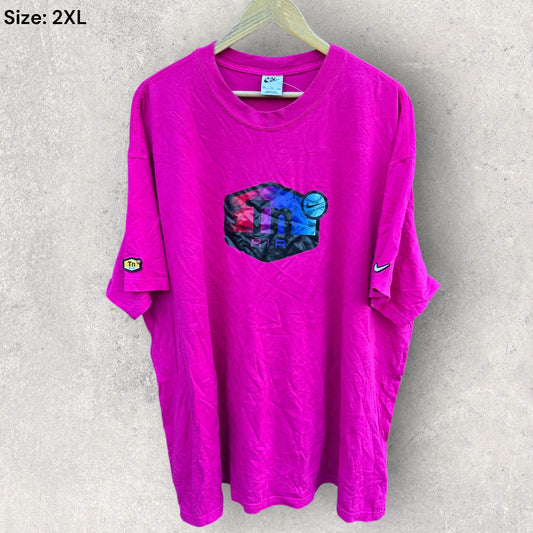 NIKE TN AIR PINK SHORT SLEEVE SHIRT