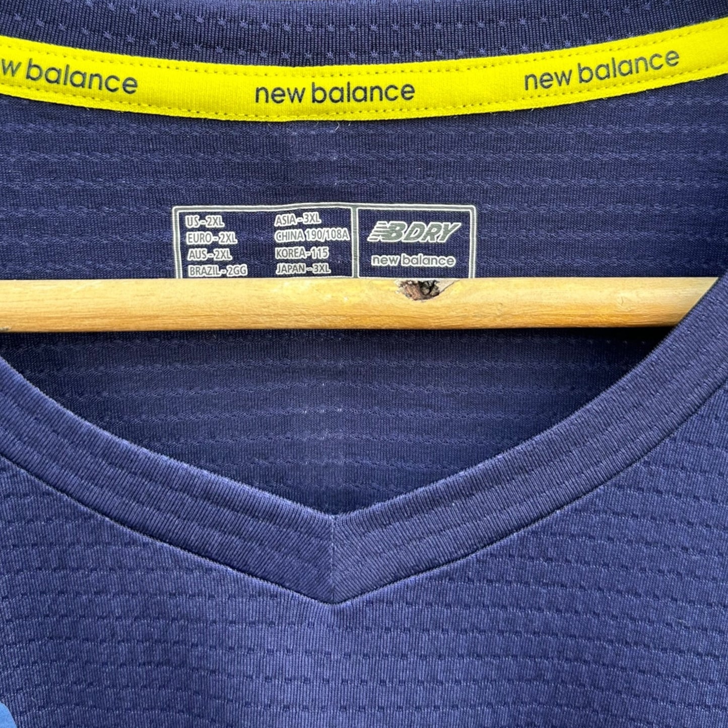 SOUTH AFRICA CRICKET NEW BALANCE BLUE TRAINING SHIRT