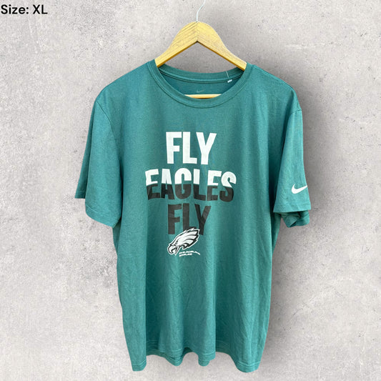 PHILADELPHIA EAGLES NIKE FLY EAGLES FLY GREEN SHIRT