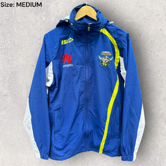 CANBERRA RAIDERS ISC BLUE WINDBREAKER JACKET