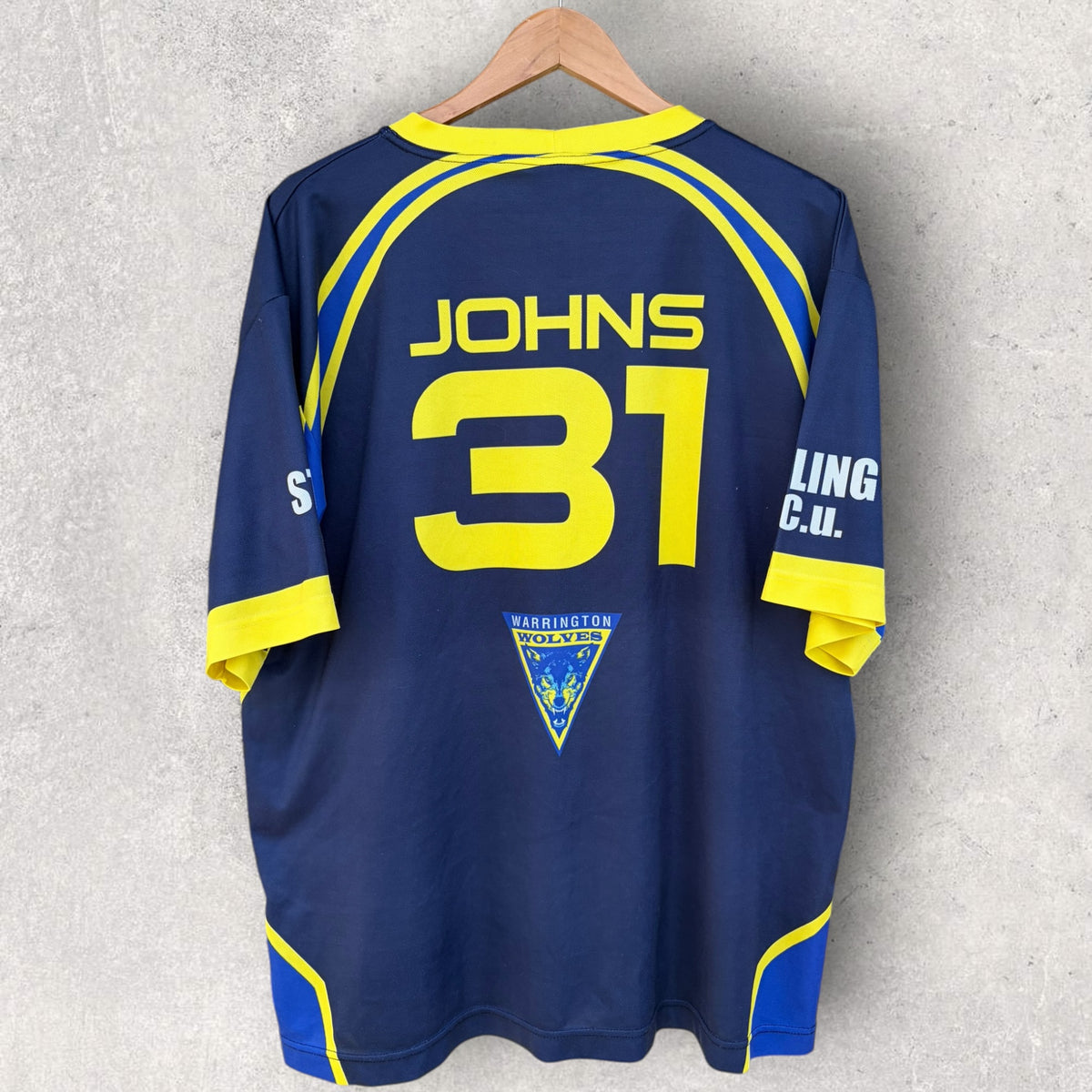 Andrew John’s Warrington Wolves ISC Superleague Training Shirt