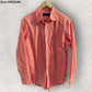 RALPH LAUREN POLO RED/ORANGE LONG SLEEVE BUTTON UP SHIRT