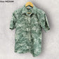 CARHARTT MENS GREEN FLORAL PRINT SHORT SLEEVE SHIRT