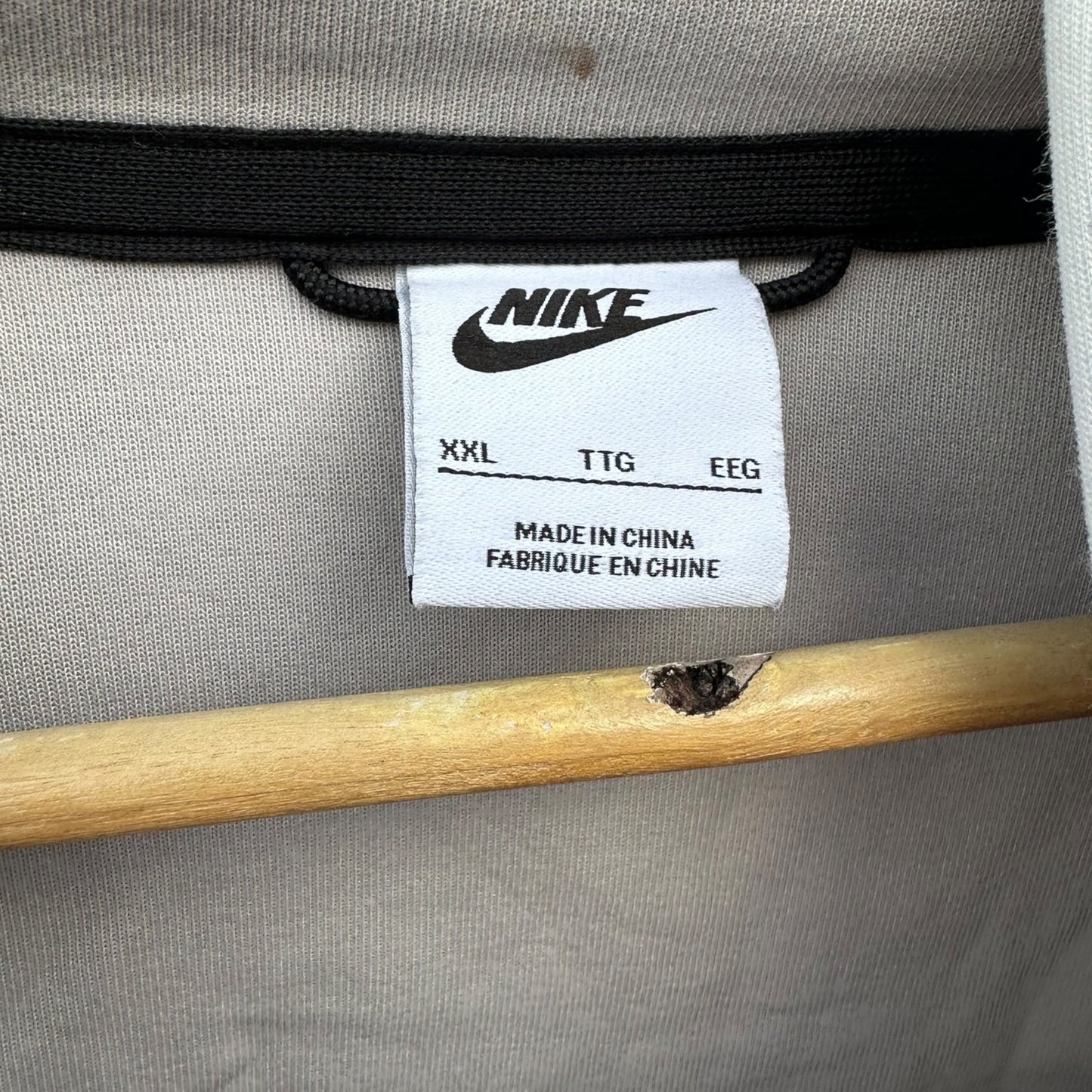 NIKE TECH FLEECE WINDRUNNER JACKET WHITE/IRON GREY & BALLISTIC BLUE