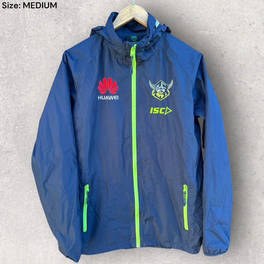 Canberra Raiders ISC Blue Windbreaker Hooded Jacket