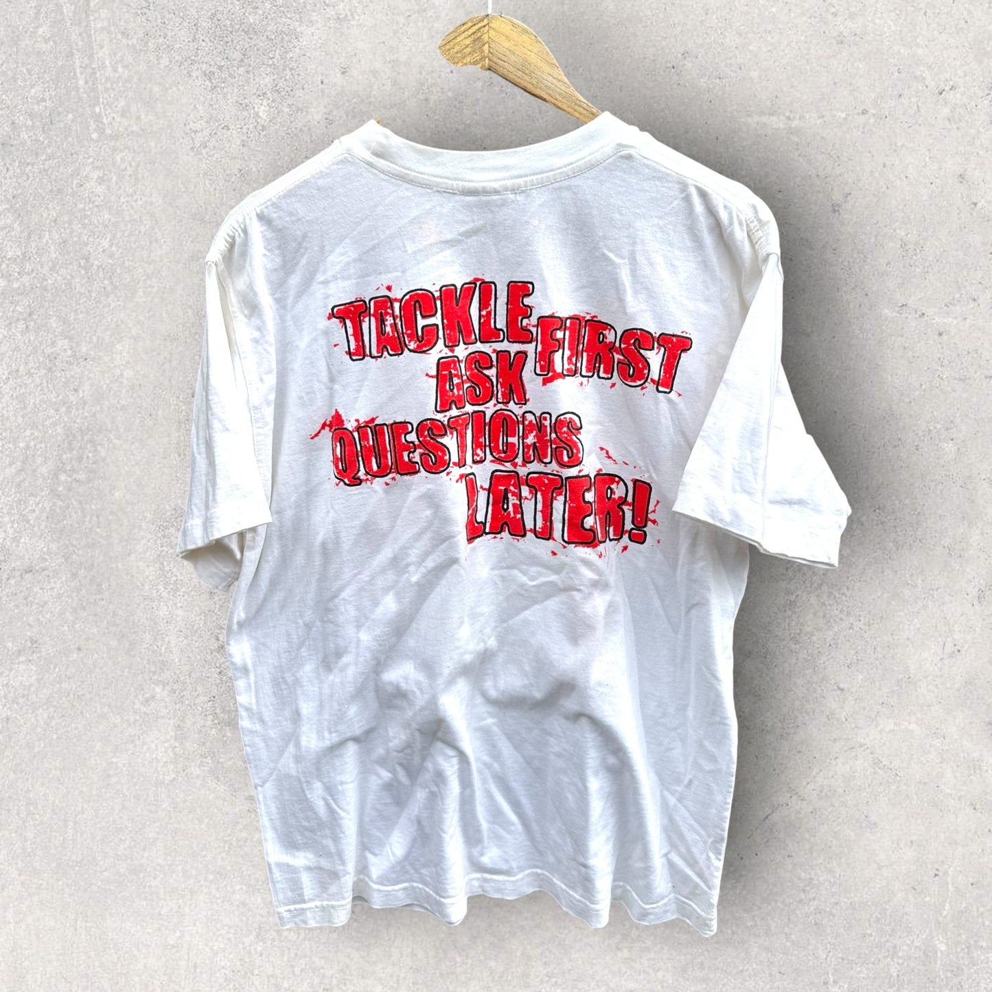 St George Illawarra Dragons 1999 Grand Final Assault Vintage White Shirt