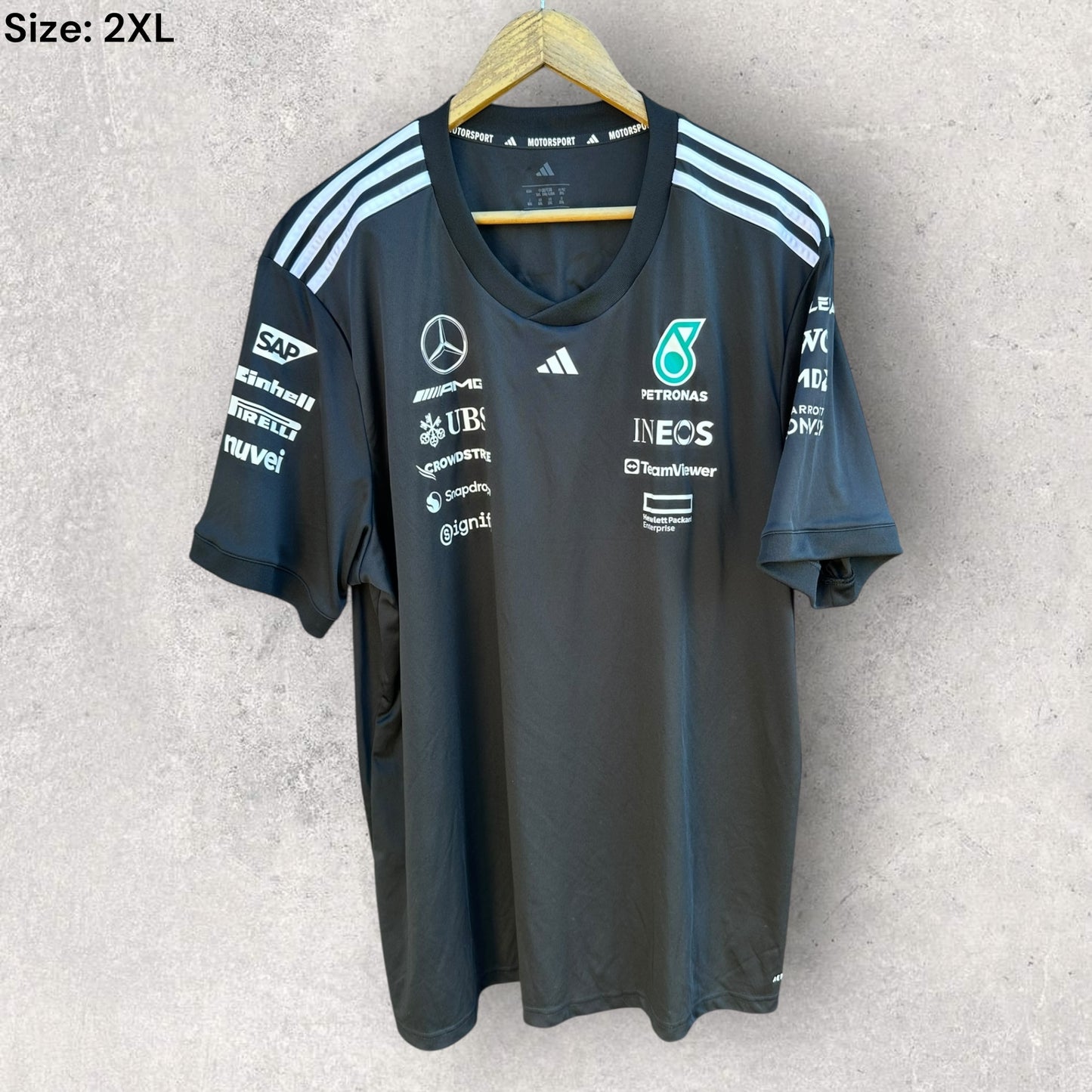 MERCEDES AMG PETRONAS F1 ADIDAS 2024 TEAM SHIRT