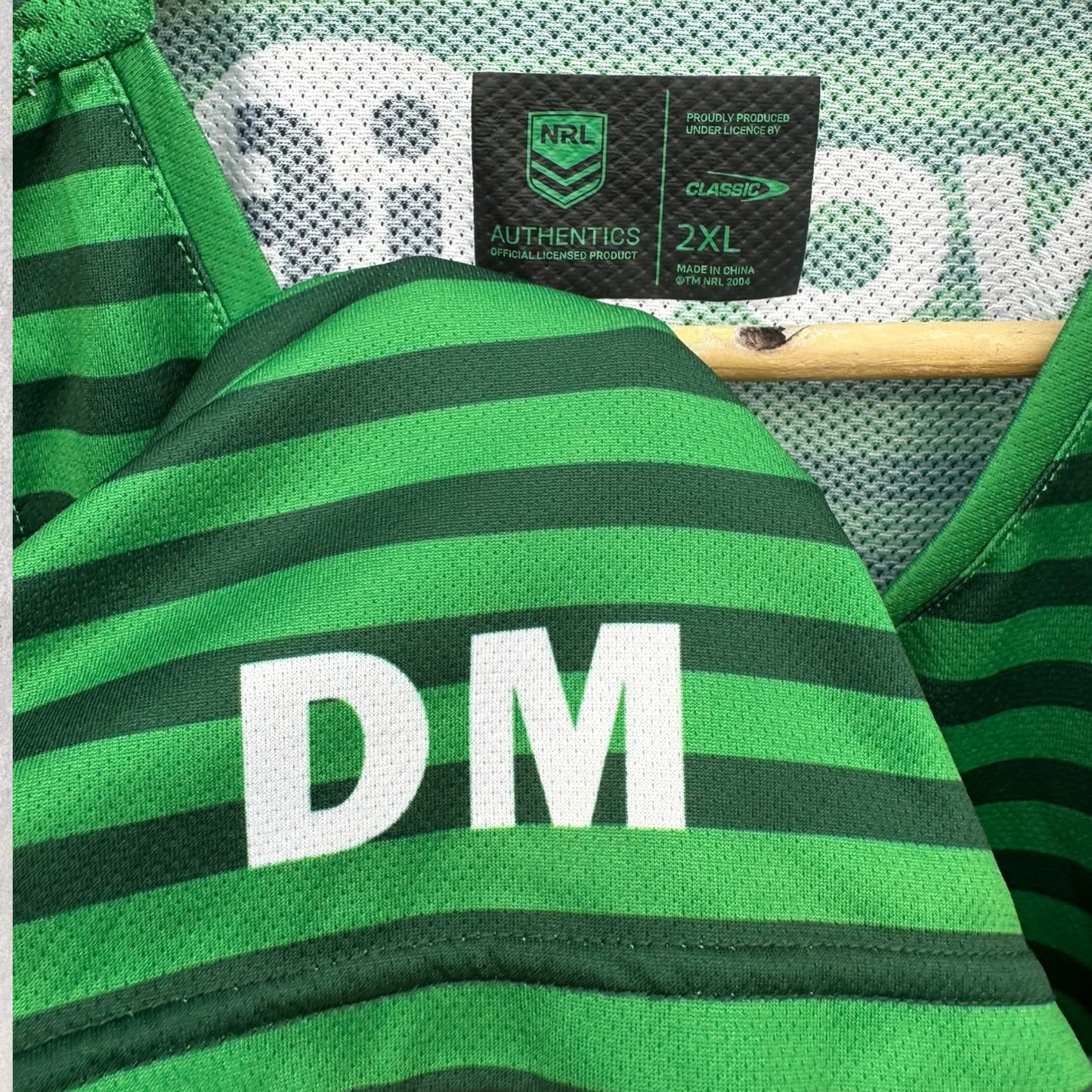 South Sydney Rabbitohs Davey Moale Player Issued Singlet Shirt