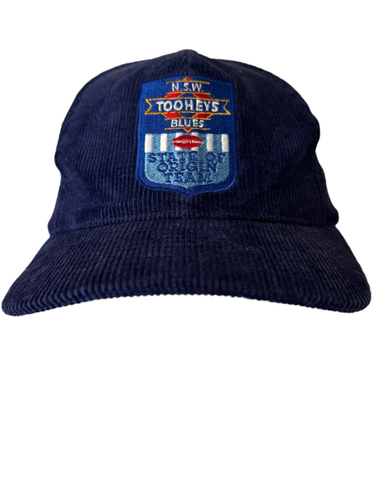 NEW SOUTH WALES TOOHEYS BLUES VINTAGE CORDUROY HAT