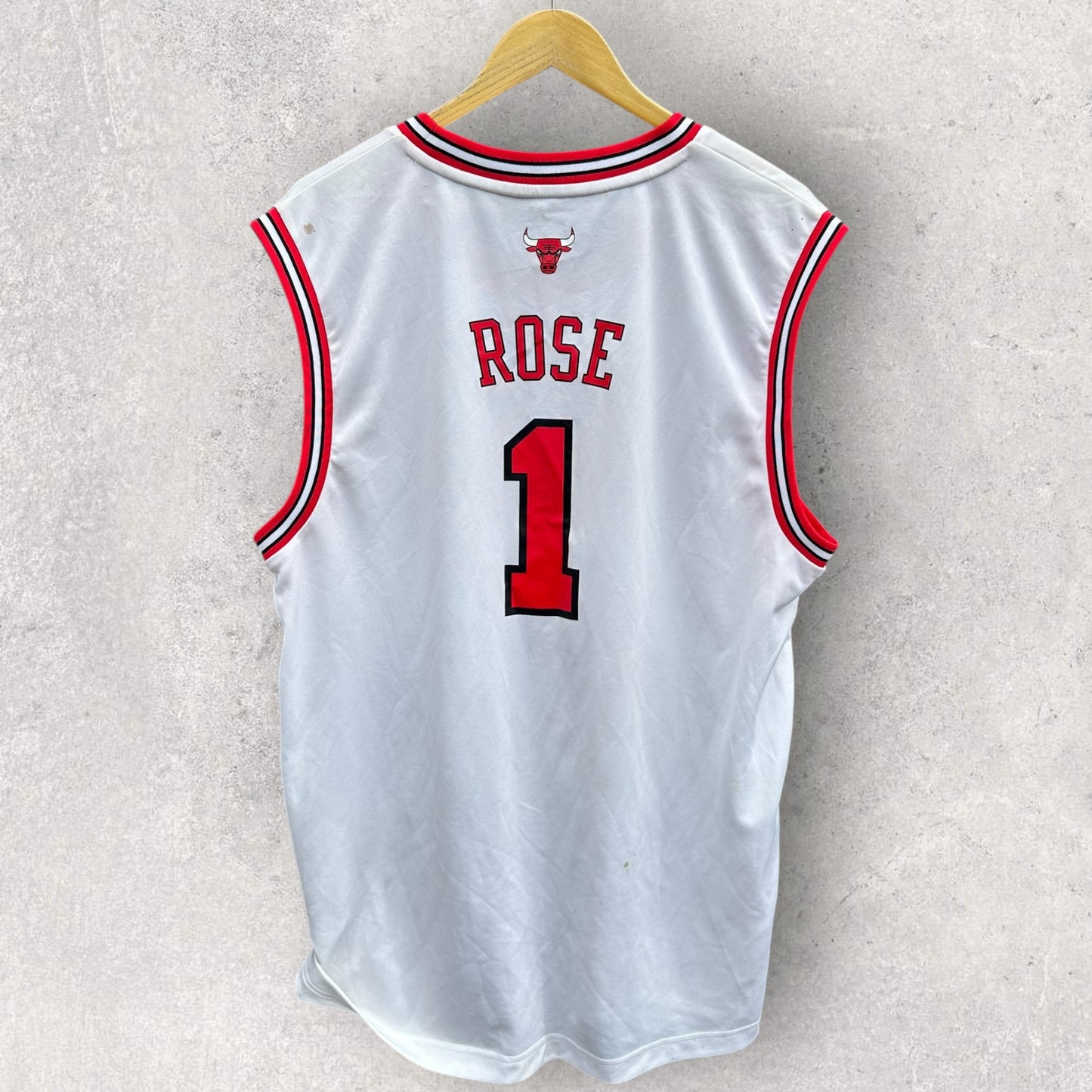 DERRICK ROSE CHICAGO BULLS 2013 ADIDAS SWINGMAN NBA JERSEY