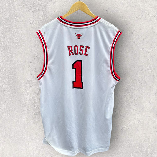 DERRICK ROSE CHICAGO BULLS 2013 ADIDAS SWINGMAN NBA JERSEY