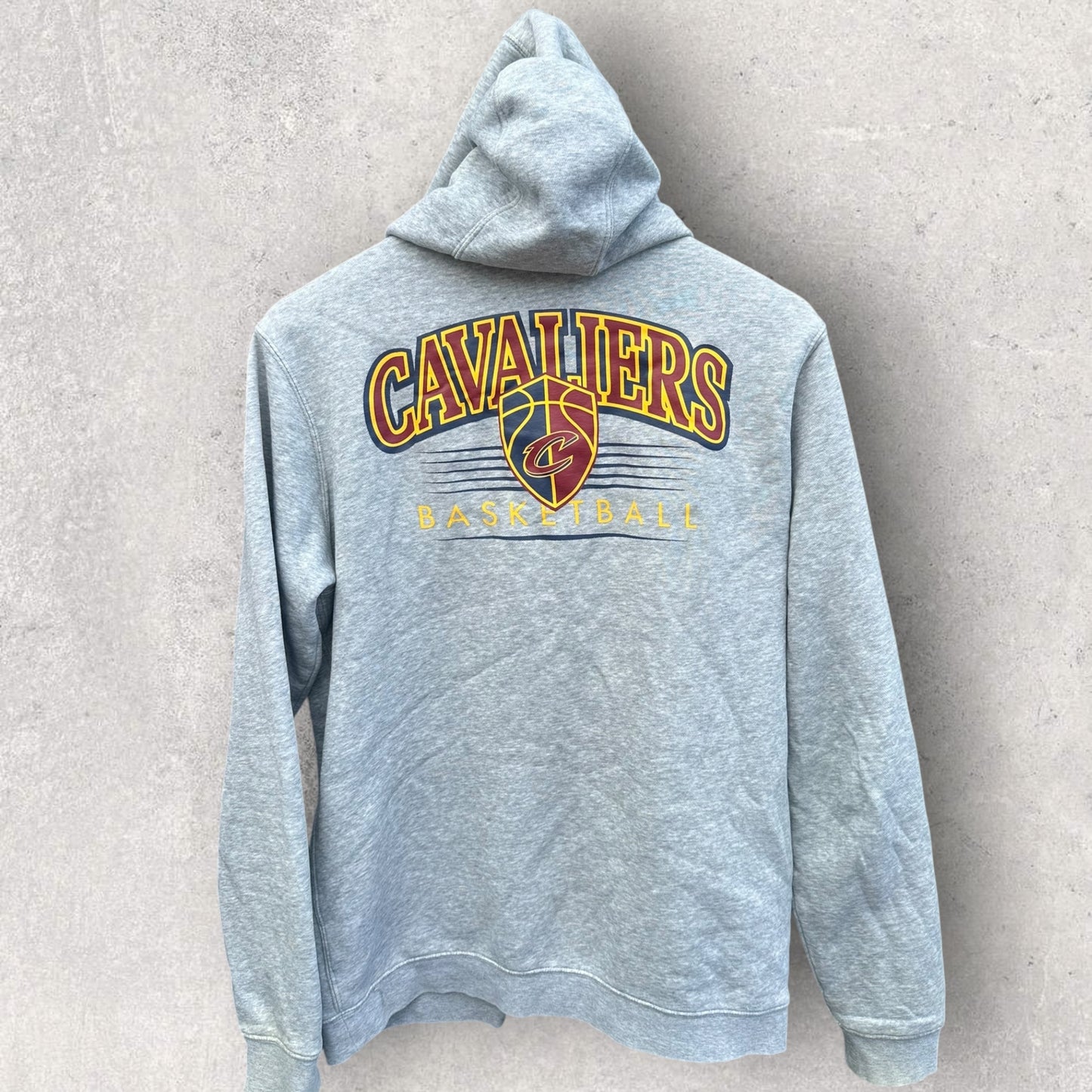CLEVELAND CAVALIERS NIKE GREY HOODED JUMPER