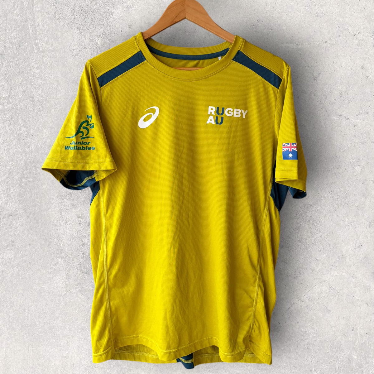Rugby Australia Junior Wallabies ASICS Player Issued Training Shirt
