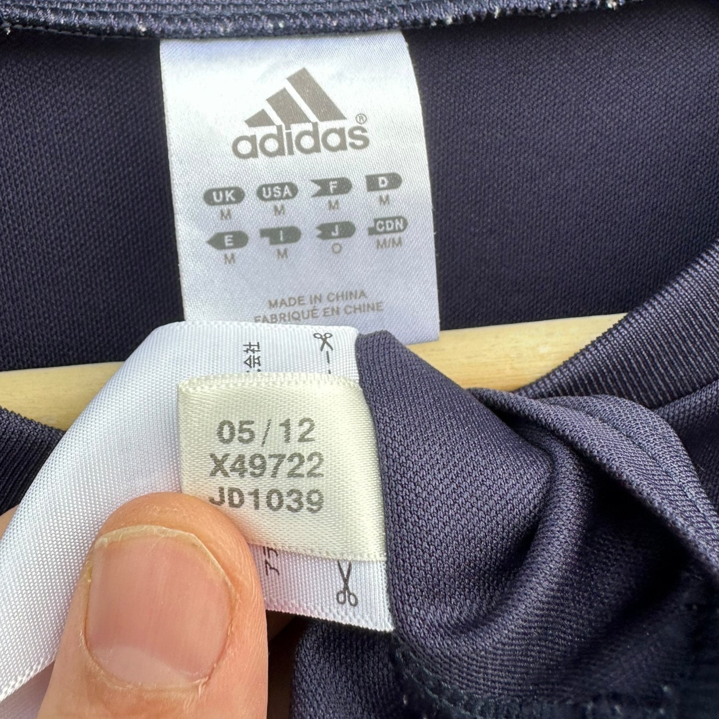 JAPAN ADIDAS 2012 PLAYER ISSUED TRAINING FOOTBALL JERSEY