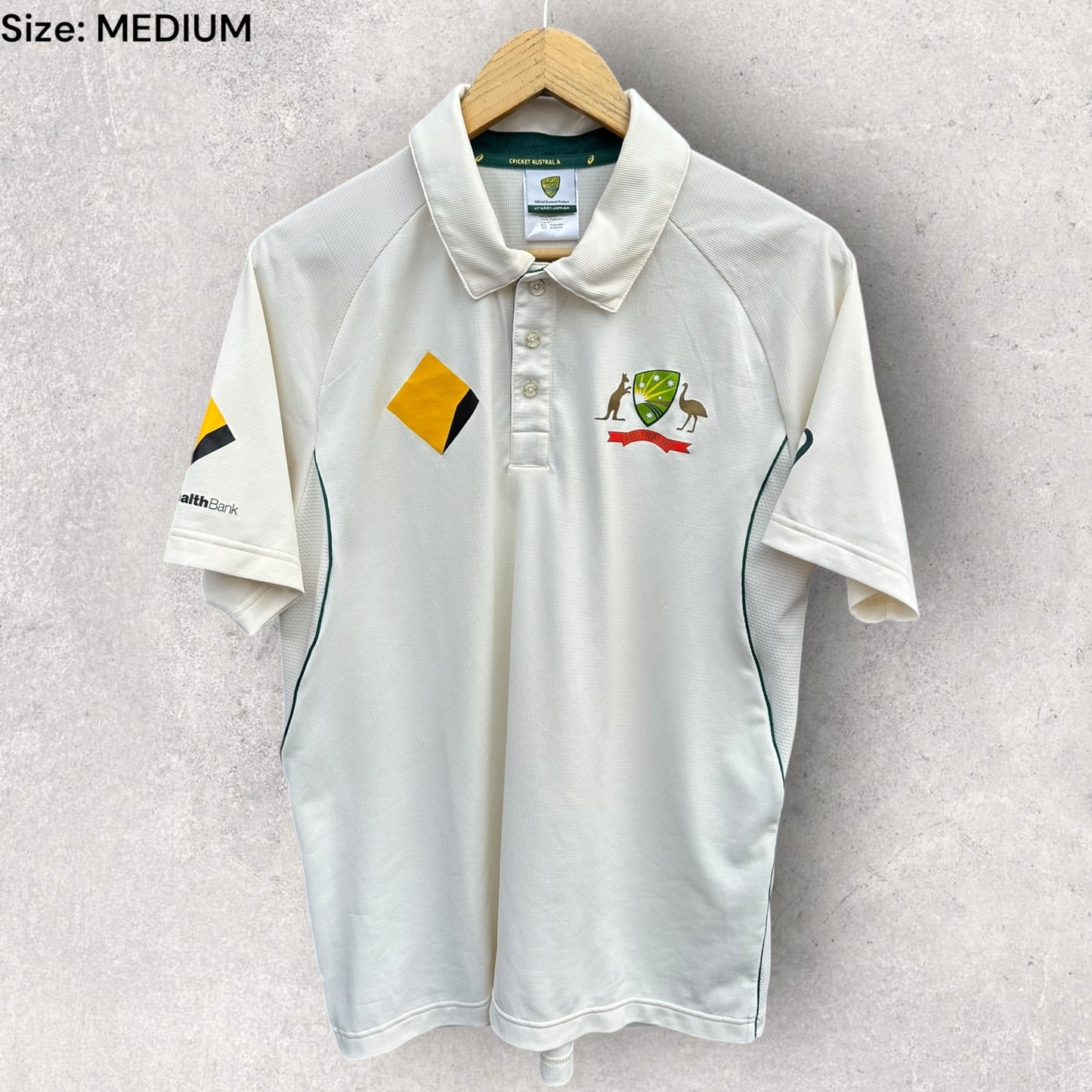 AUSTRALIAN CRICKET TEST MATCH ASICS JERSEY