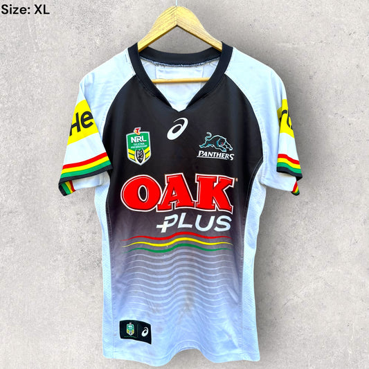 PENRITH PANTHERS 2017 HOME MATCH WORN JERSEY BRYCE CARTWRIGHT