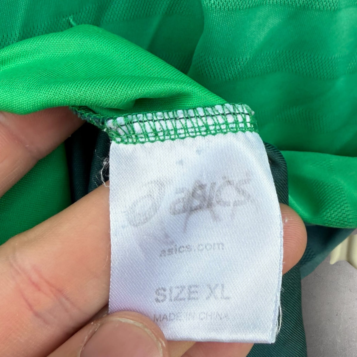 Australia 7s Rugby Union Asics Green Player Issued Media Polo