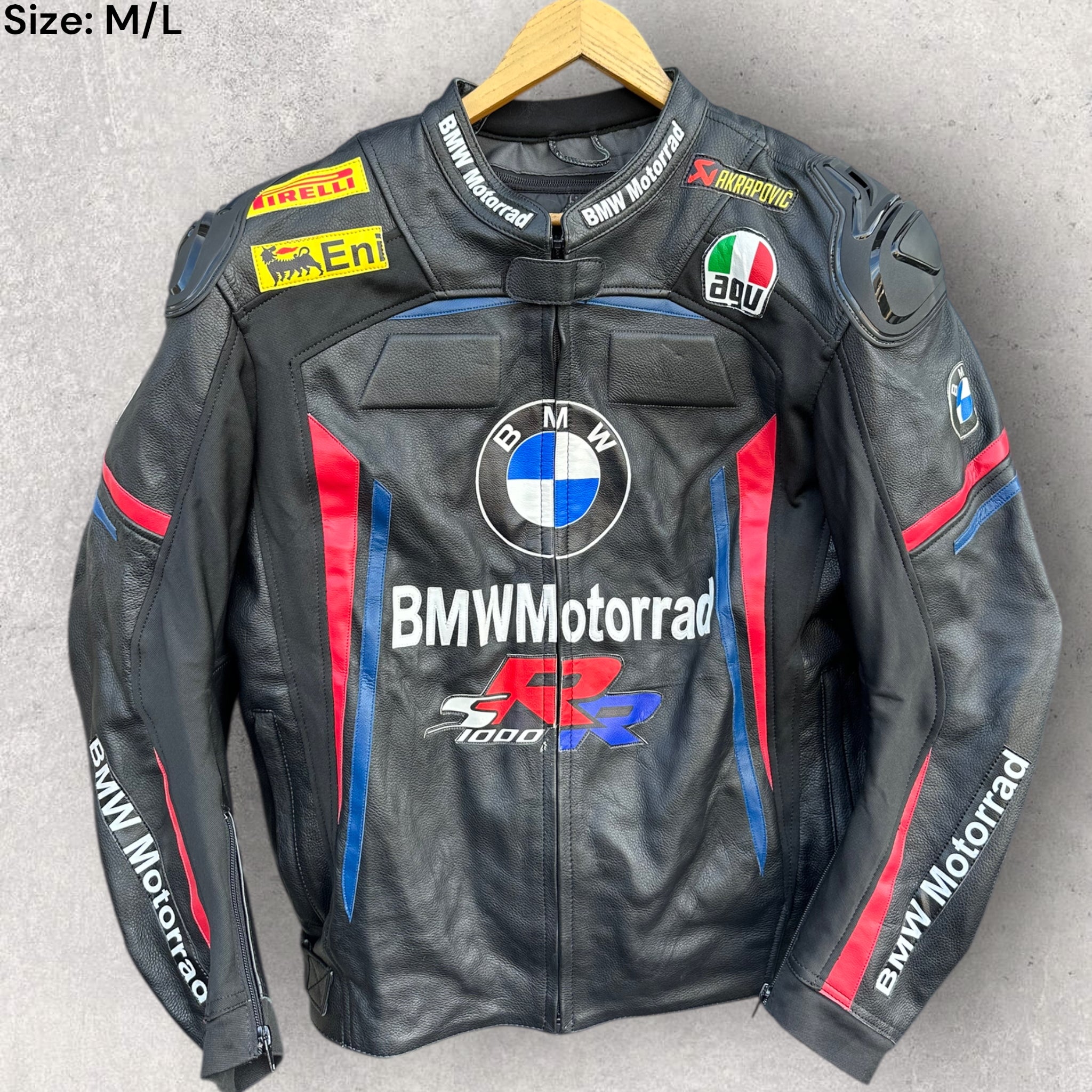 BMW MOTORCYCLE JACKET MOTORBIKE DRI RIDER SRR100 – THRILLOFTHETHRIFT