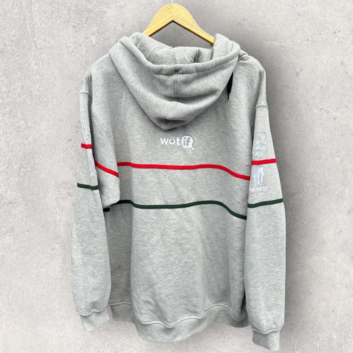SOUTH SYDNEY RABBITOHS CLASSIC GREY HOODED JUMPER