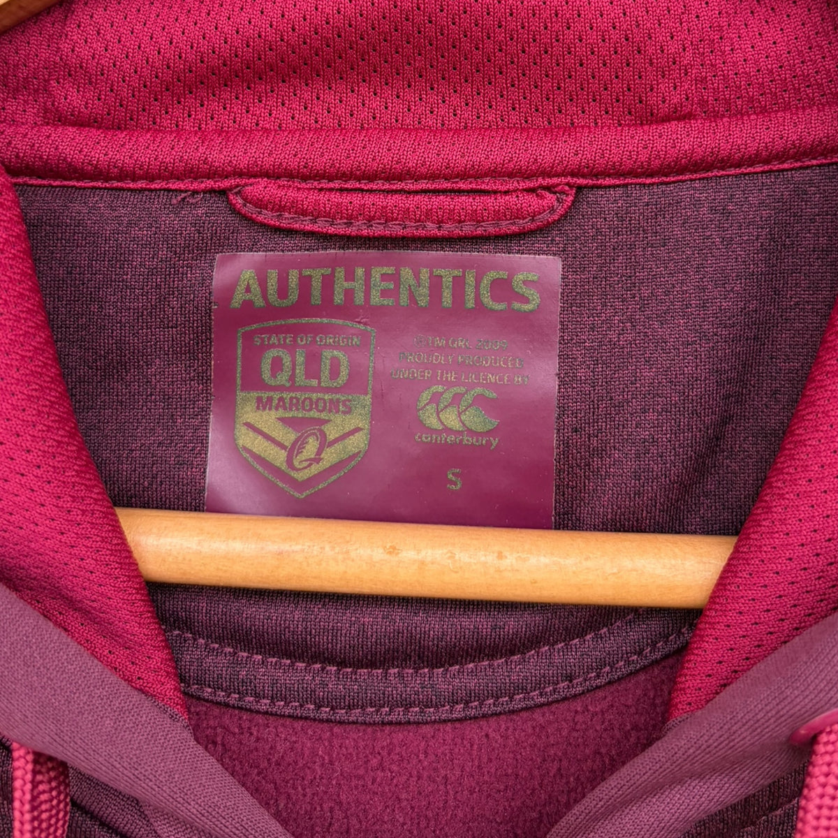 QLD Maroons Canterbury Full Zip Hooded Jumper