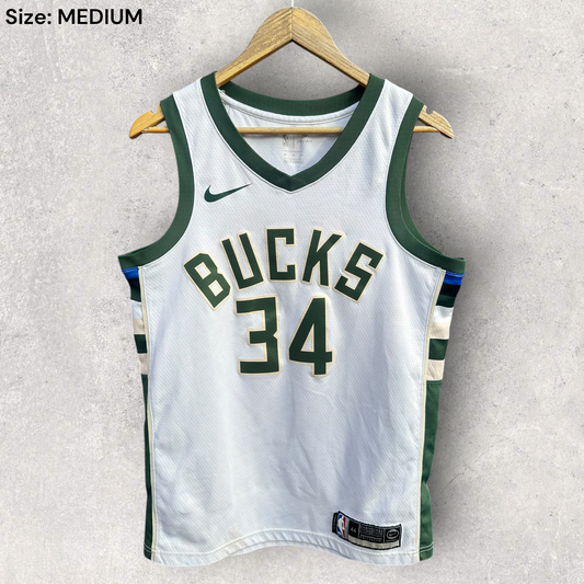 Giannis ANTETOKOUNMPO Milwaukee Bucks Nike NBA Swingman Basketball Jersey