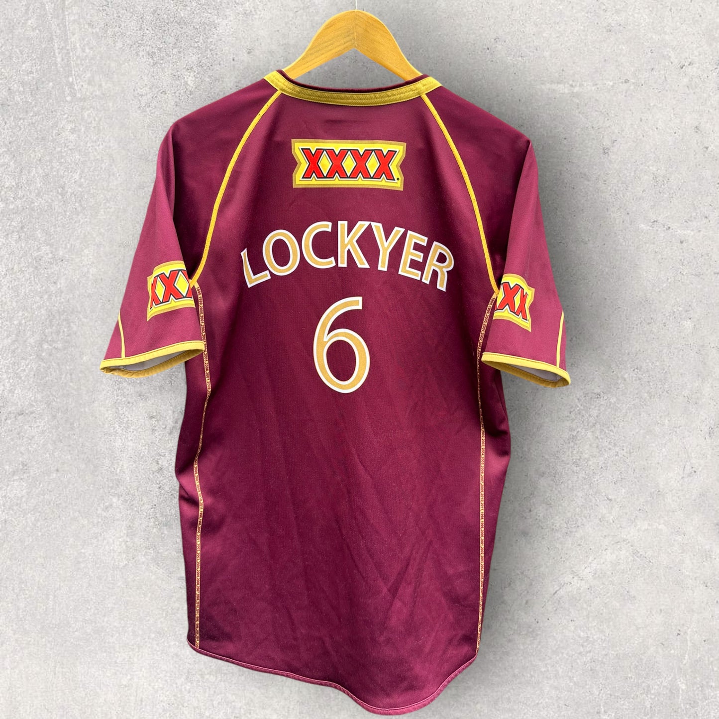 DARRYN LOCKYER QLD MAROONS COMMEMORATIVE JERSEY