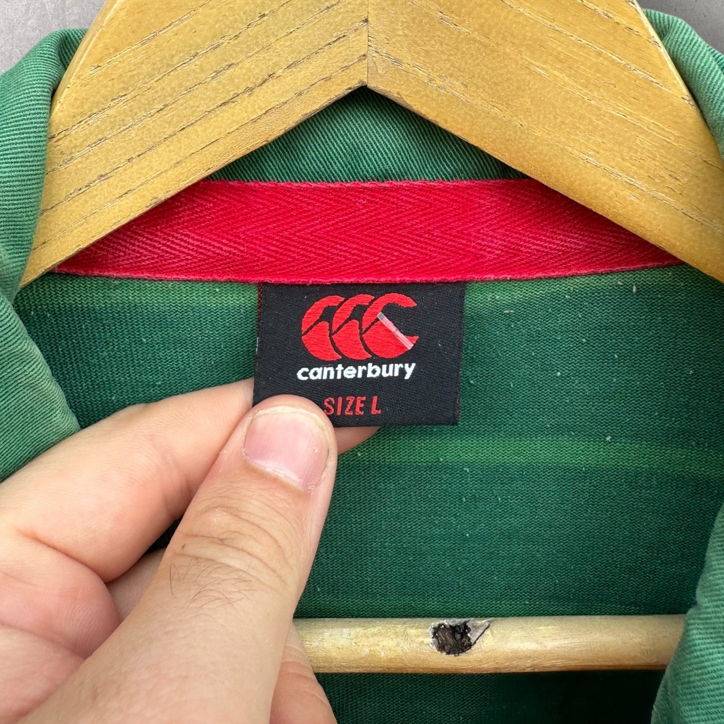 LEICESTER CITY TIGERS CANTERBURY VINTAGE COTTON SHORT SLEEVE JERSEY