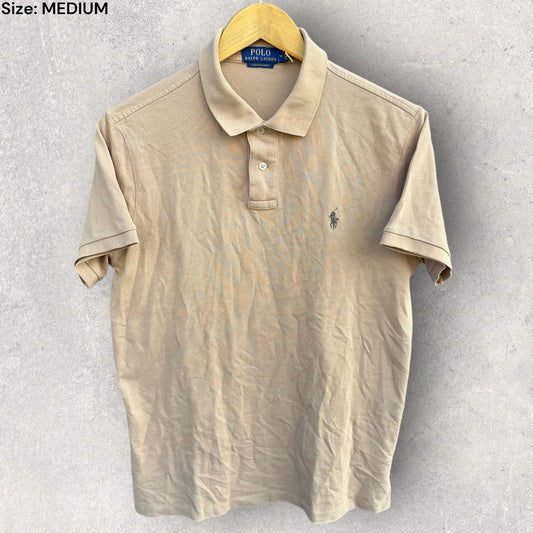 RALPH LAUREN POLO BEIGE POLO SHIRT