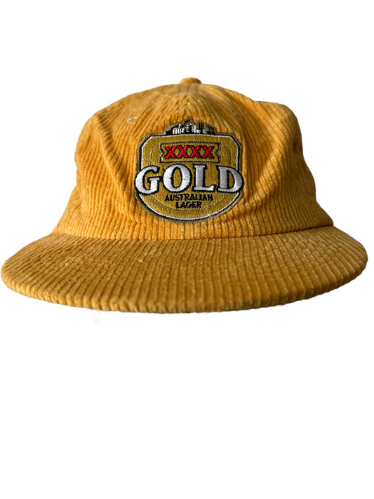 XXXX GOLD CORDUROY BUCKLE HAT