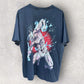 ATTACK ON TITAN EREN GOAT CREW SHORT SLEEVE BLACK SHIRT