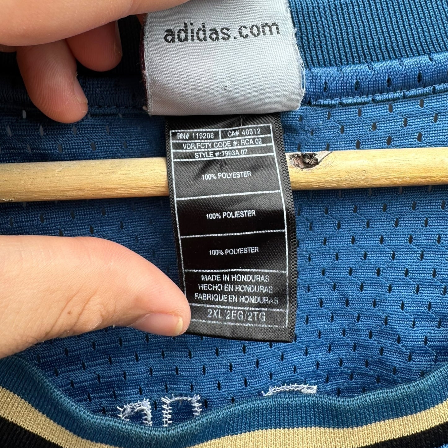 GILBERT ARENAS WASHINGTON WIZARDS ADIDAS JERSEY