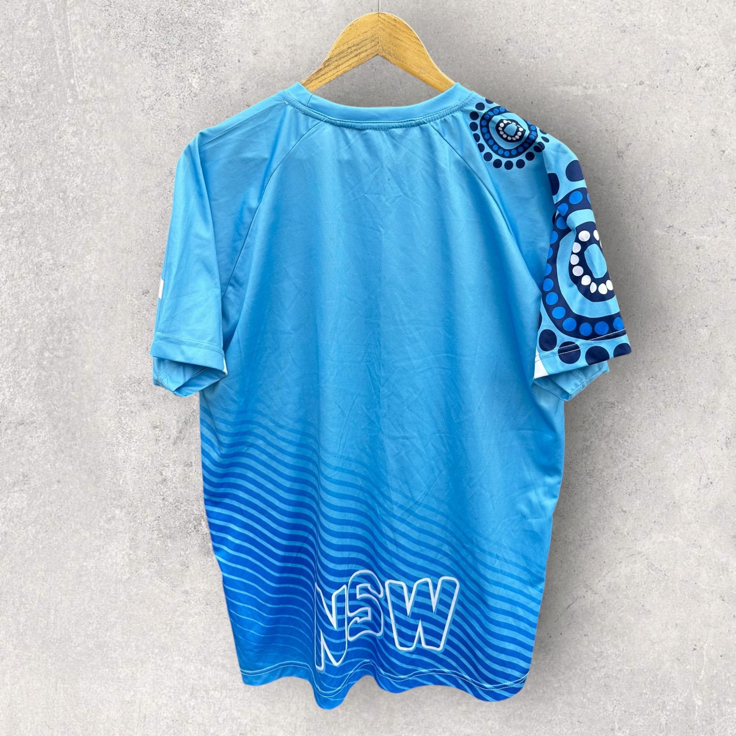 NSW Blues Koori U16s Training Shirt Signed By Cameron Smith