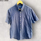 RALPH LAUREN POLO SEERSUCKER BLUE SHORT SLEEVE SHIRT